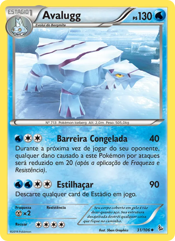 Avalugg Flash de Fogo 31/106