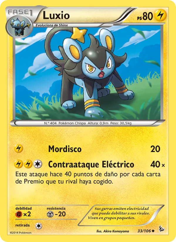 Luxio Destellos de Fuego 33/106
