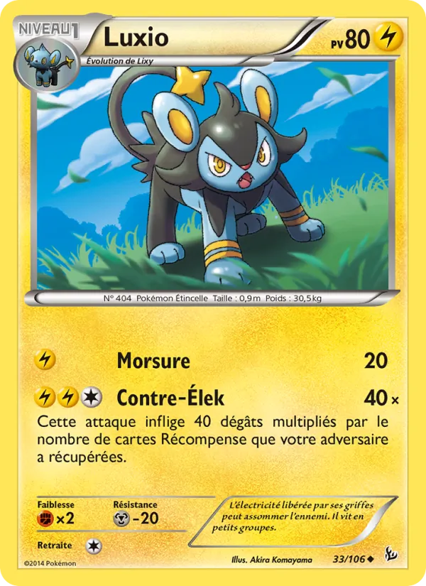 Luxio Étincelles 33/106