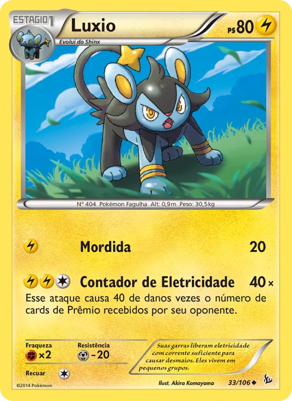 Luxio Flash de Fogo 33/106
