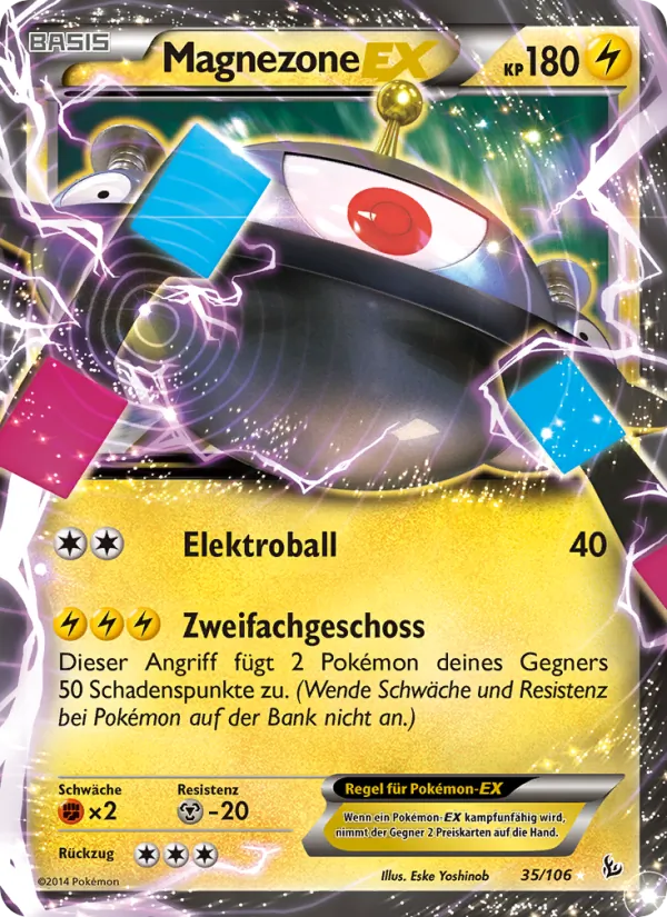 Magnezone EX Flammenmeer 35/106