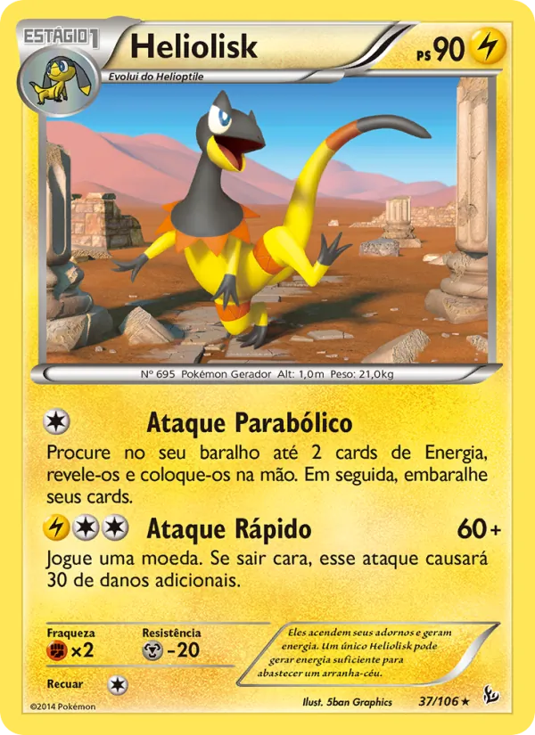 Heliolisk Flash de Fogo 37/106
