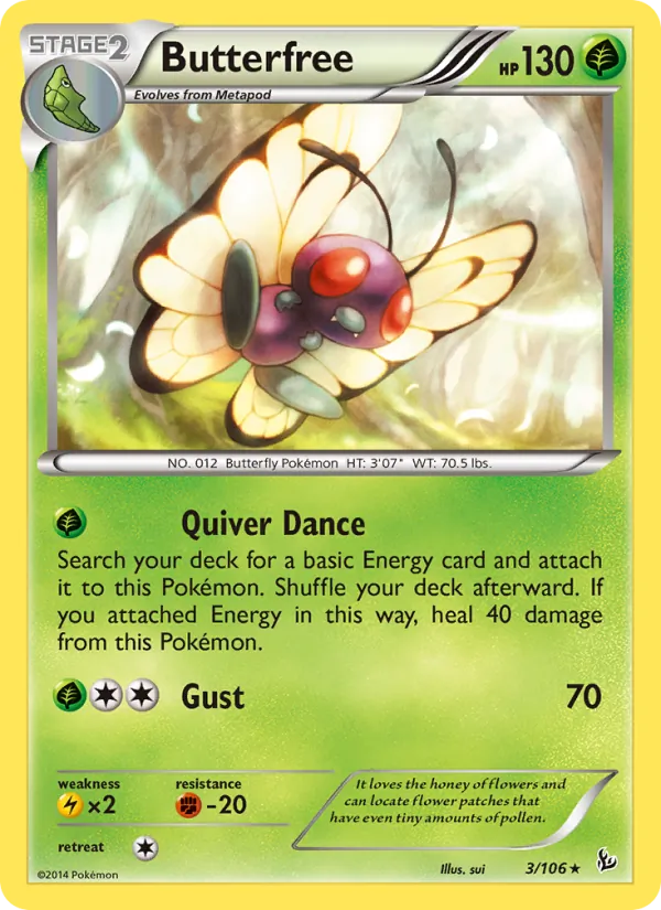 Butterfree Flashfire 3/106