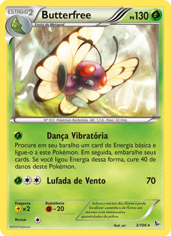 Butterfree Flash de Fogo 3/106