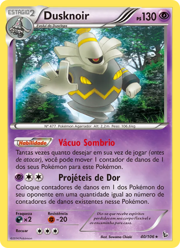 Dusknoir Flash de Fogo 40/106