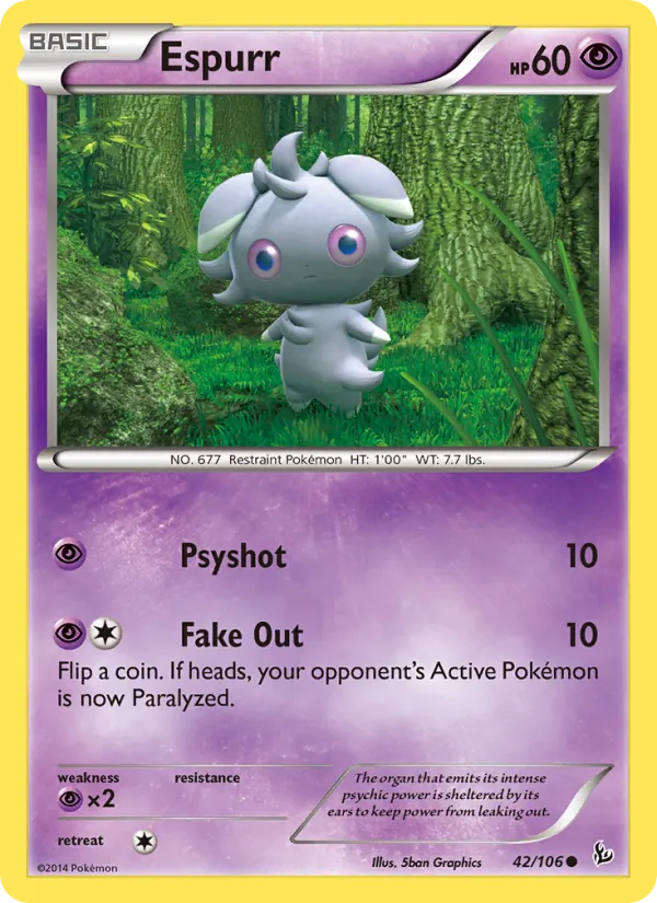 Espurr Flashfire 42/106