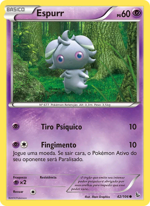 Espurr Flash de Fogo 42/106