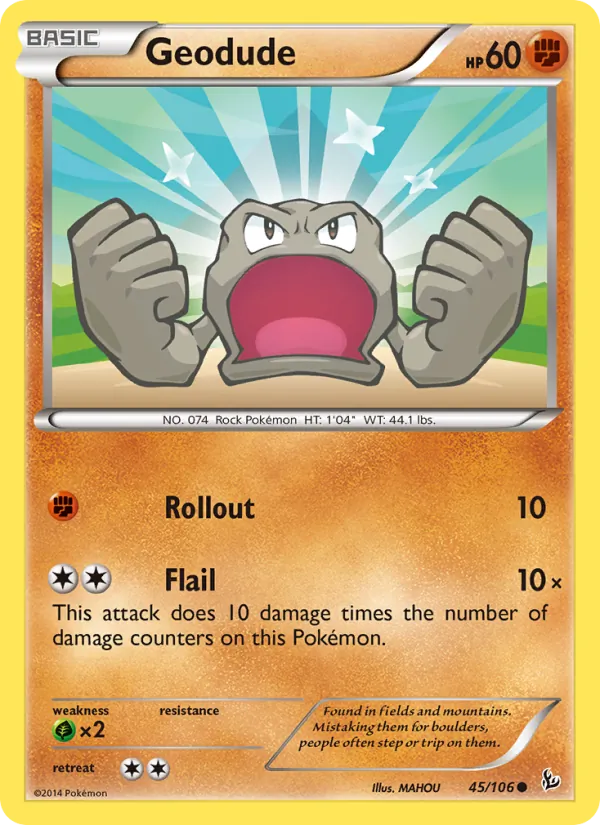Geodude Flashfire 45/106