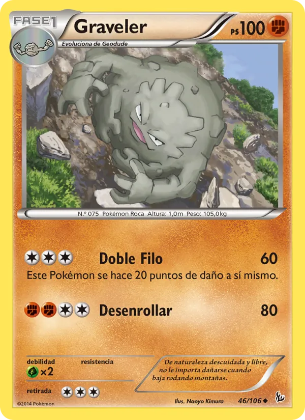 Graveler Destellos de Fuego 46/106