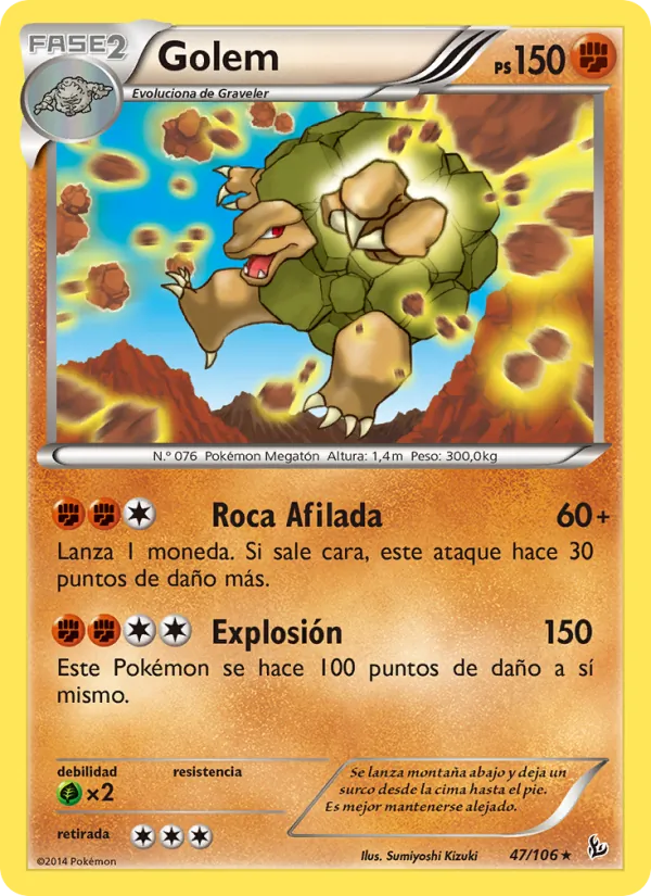 Golem Destellos de Fuego 47/106