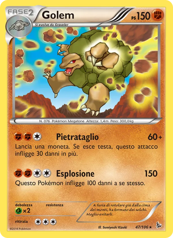 Golem Fuoco Infernale 47/106