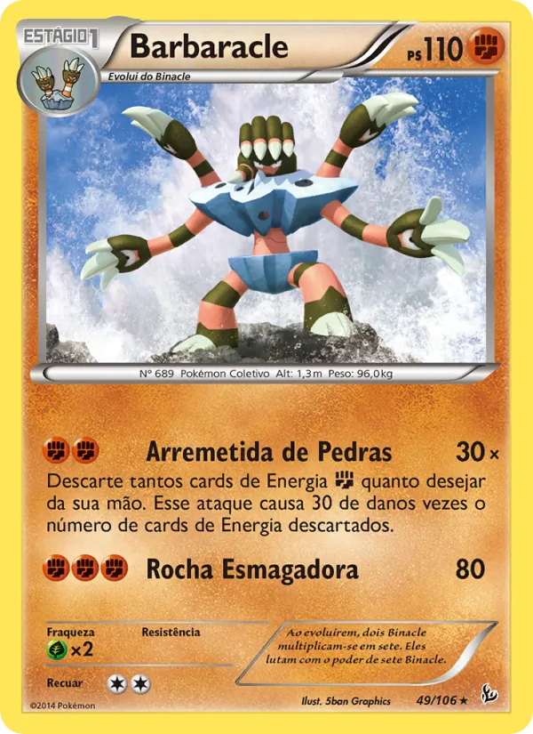 Barbaracle Flash de Fogo 49/106