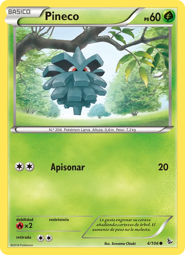Pineco Destellos de Fuego 4/106