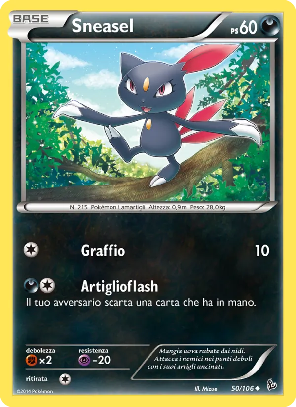 Sneasel Fuoco Infernale 50/106