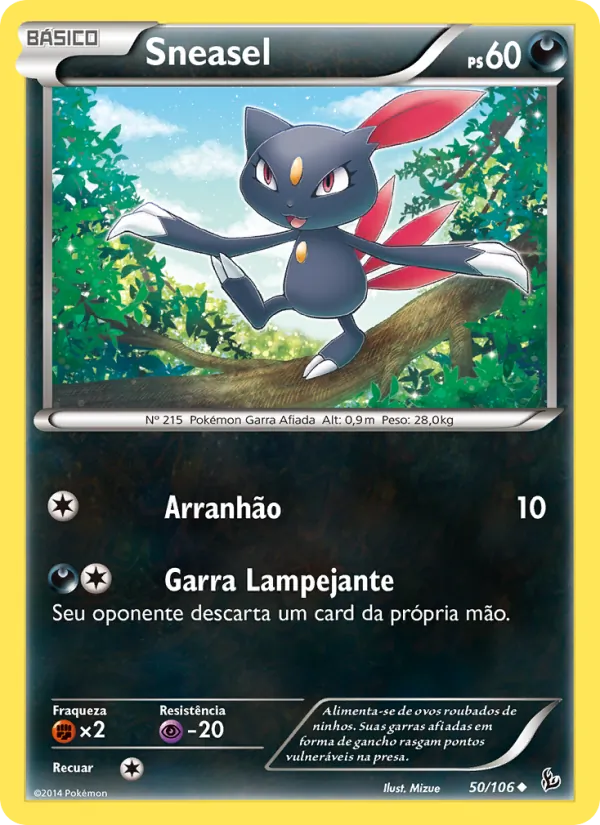 Sneasel Flash de Fogo 50/106