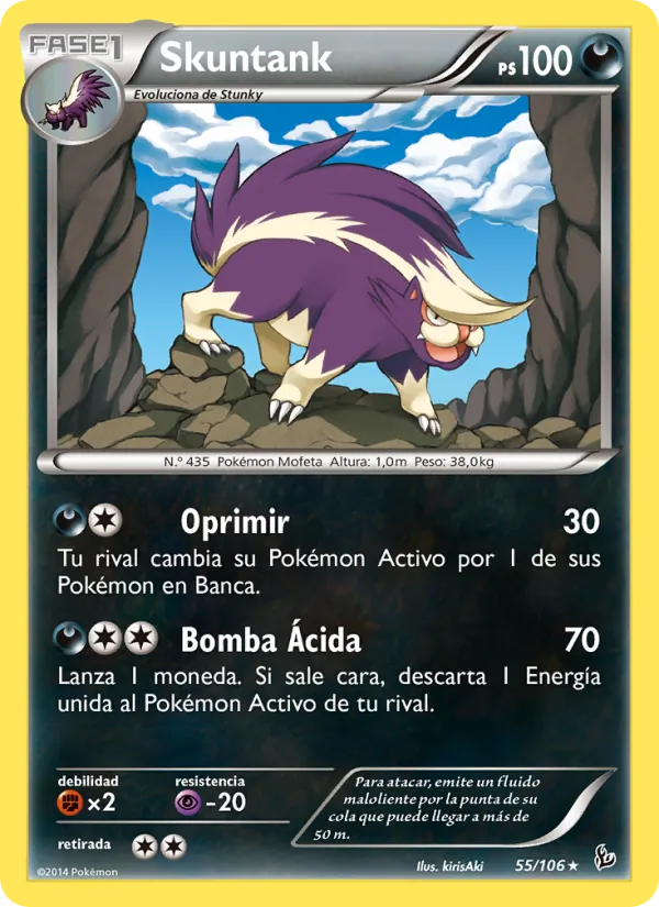 Skuntank Destellos de Fuego 55/106