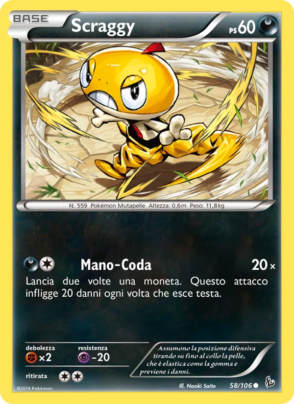 Scraggy Fuoco Infernale 58/106