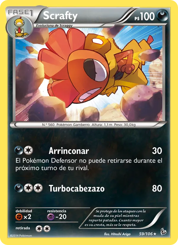 Scrafty Destellos de Fuego 59/106
