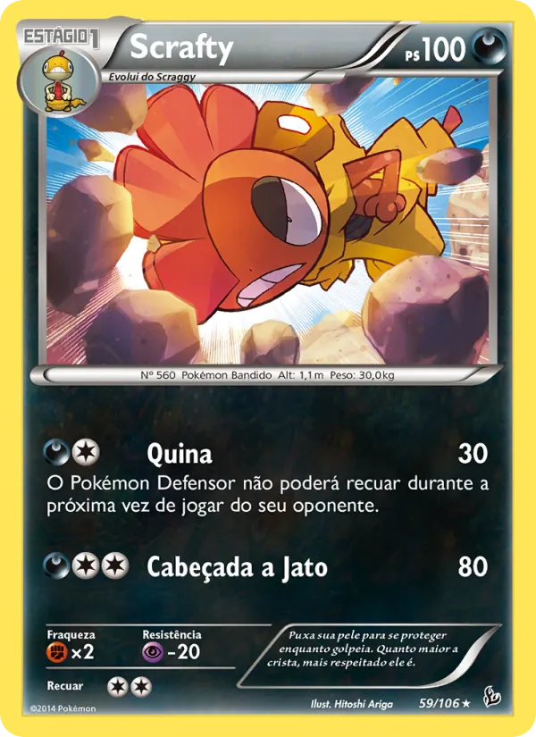Scrafty Flash de Fogo 59/106
