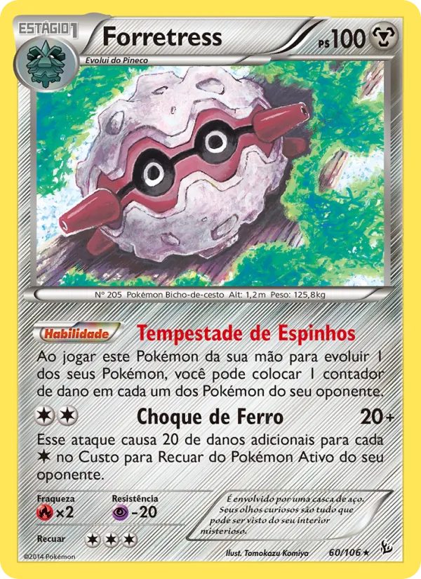 Forretress Flash de Fogo 60/106