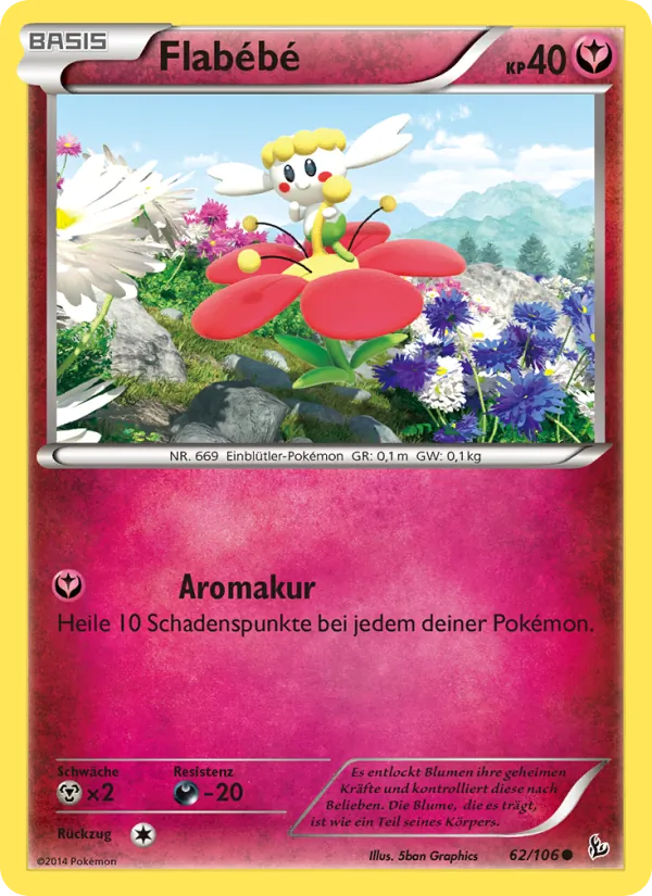 Flabébé Flammenmeer 62/106