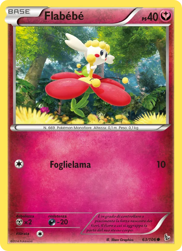 Flabébé Fuoco Infernale 63/106