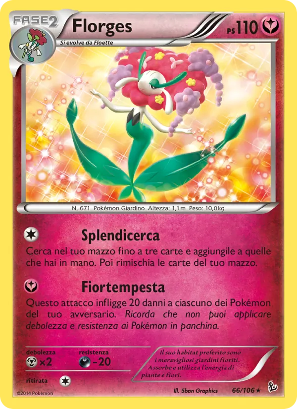 Florges Fuoco Infernale 66/106
