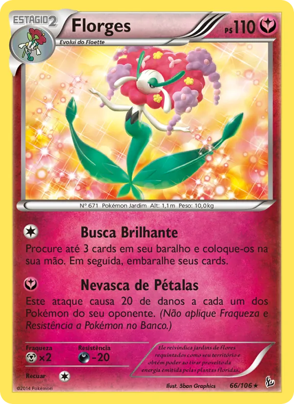 Florges Flash de Fogo 66/106