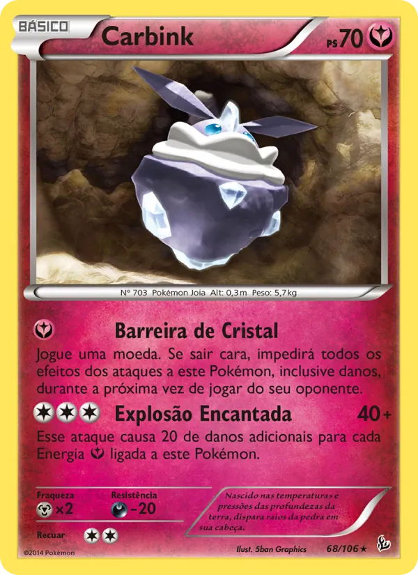Carbink Flash de Fogo 68/106