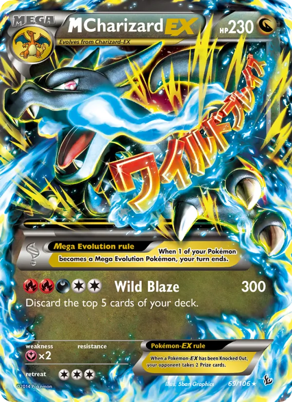 M Charizard EX Flashfire 69/106