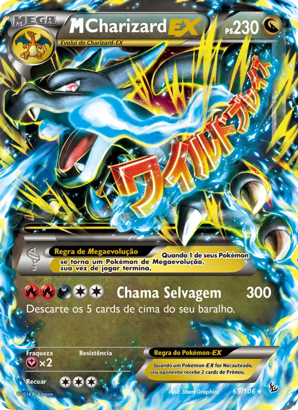 M-Charizard EX Flash de Fogo 69/106