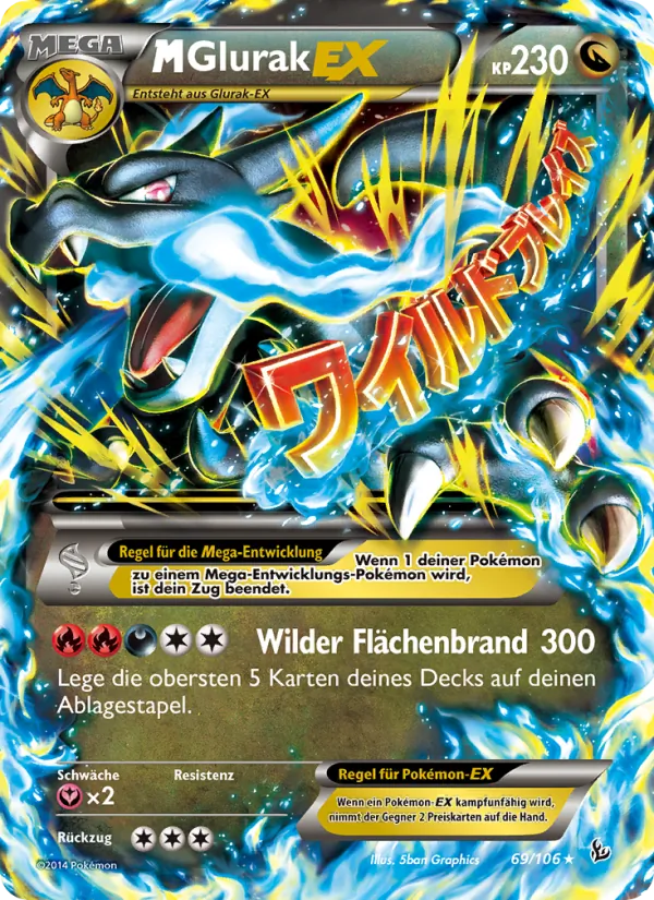 M-Glurak EX Flammenmeer 69/106