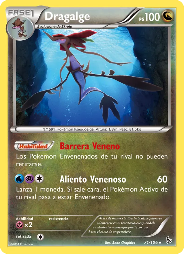 Dragalge Destellos de Fuego 71/106