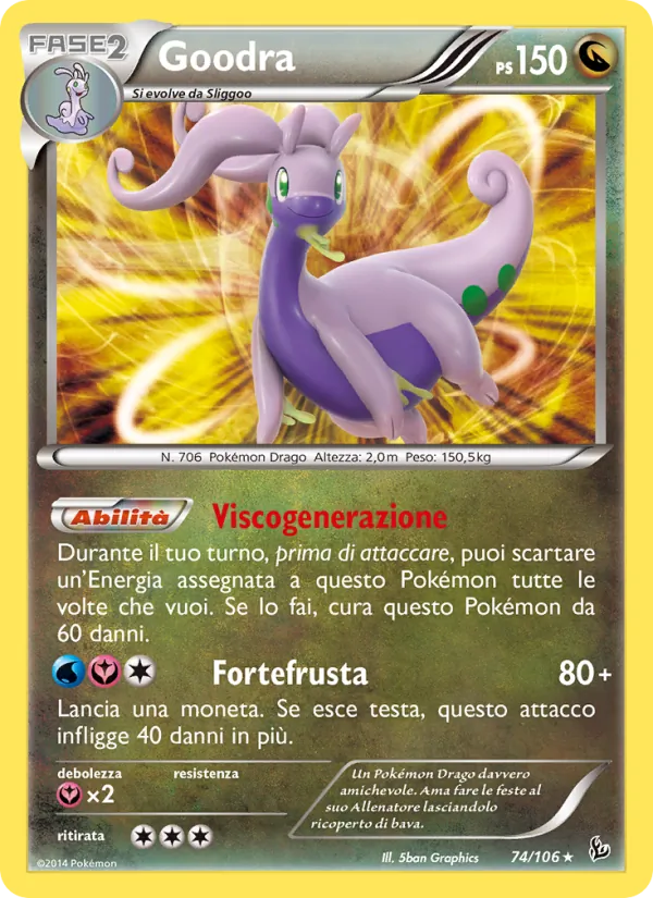 Goodra Fuoco Infernale 74/106