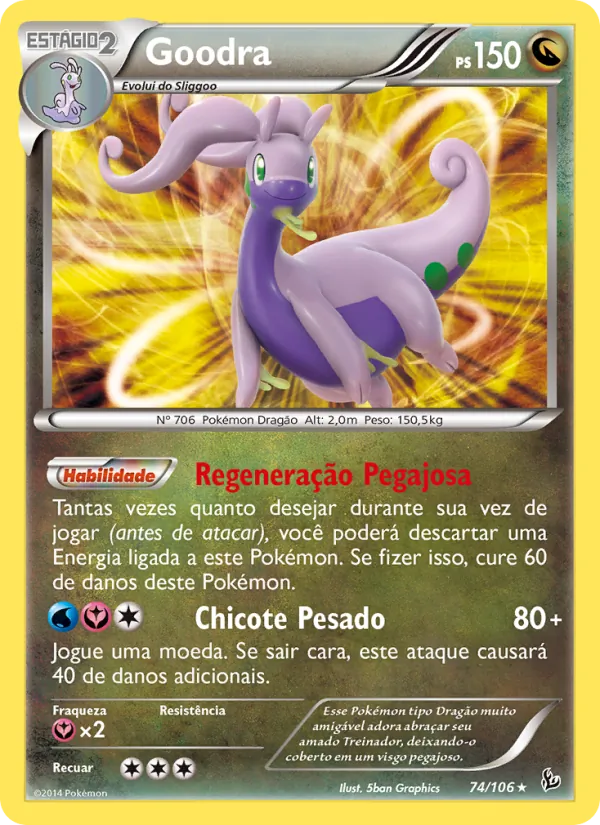 Goodra Flash de Fogo 74/106