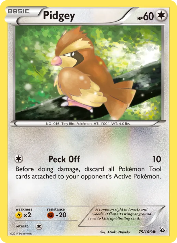 Pidgey Flashfire 75/106