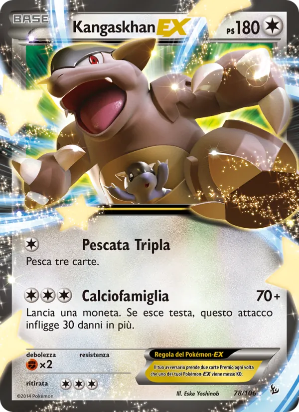 Kangaskhan EX Fuoco Infernale 78/106