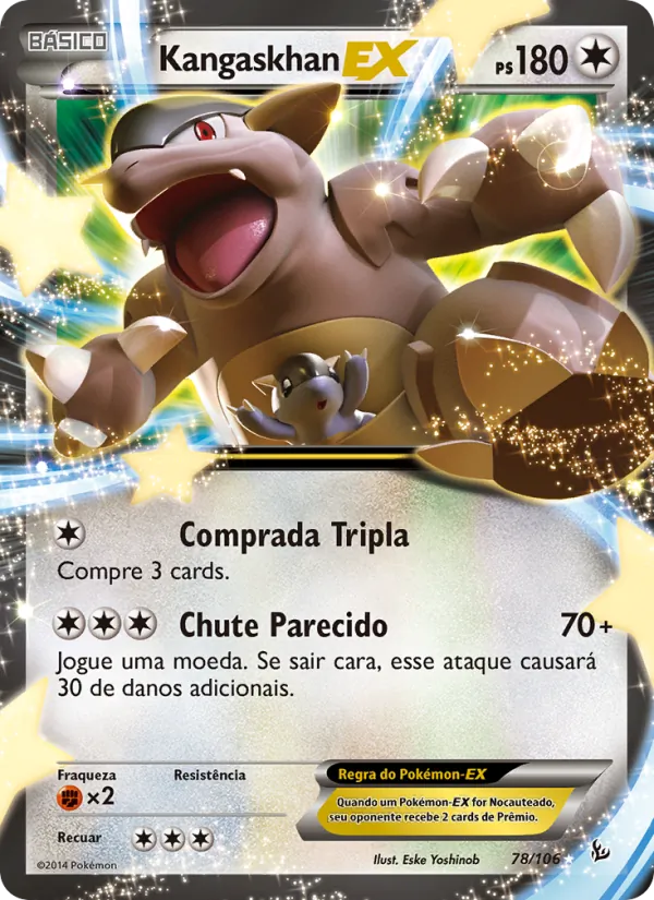 Kangaskhan EX Flash de Fogo 78/106