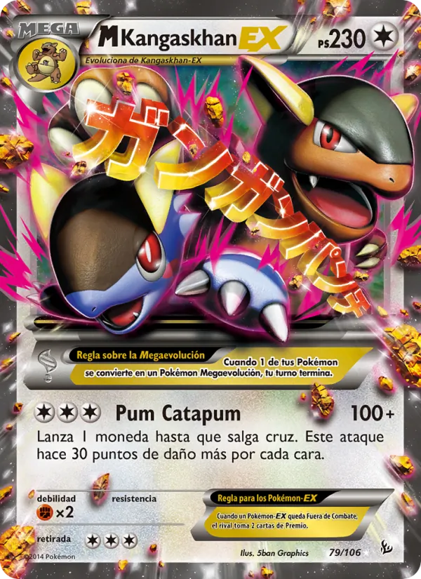 M-Kangaskhan EX Destellos de Fuego 79/106