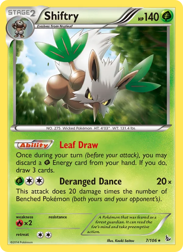 Shiftry Flashfire 7/106