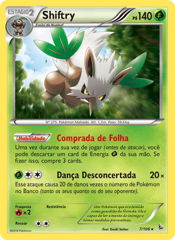 Shiftry Flash de Fogo 7/106