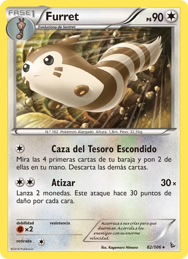 Furret Destellos de Fuego 82/106