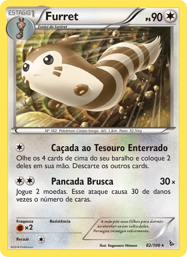 Furret Flash de Fogo 82/106