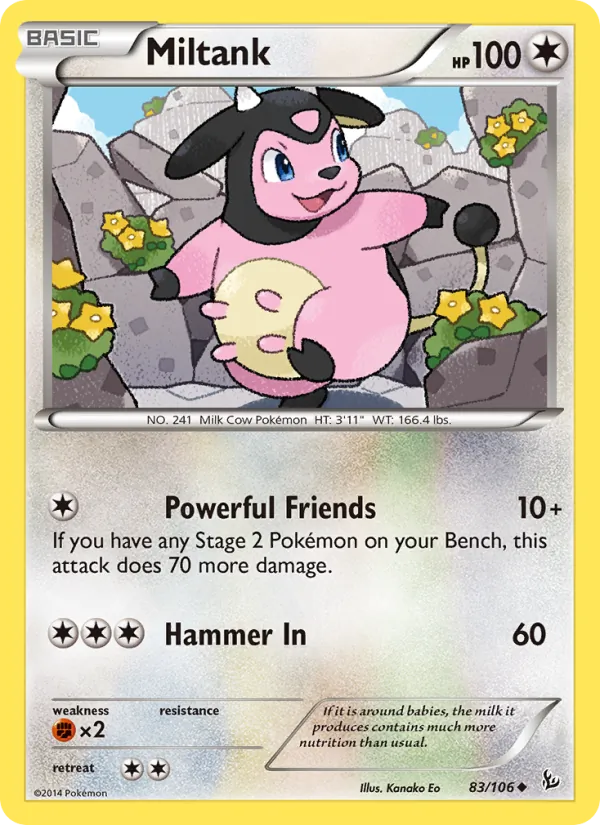 Miltank Flashfire 83/106