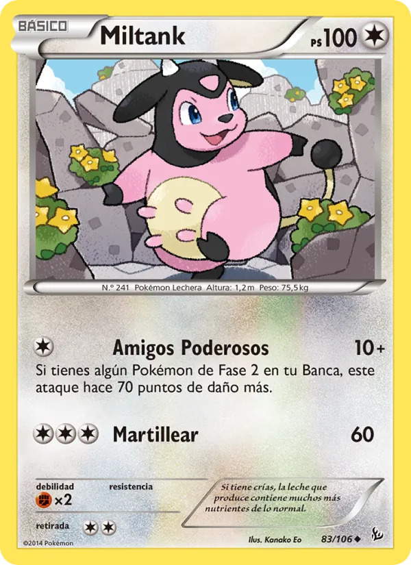 Miltank Destellos de Fuego 83/106