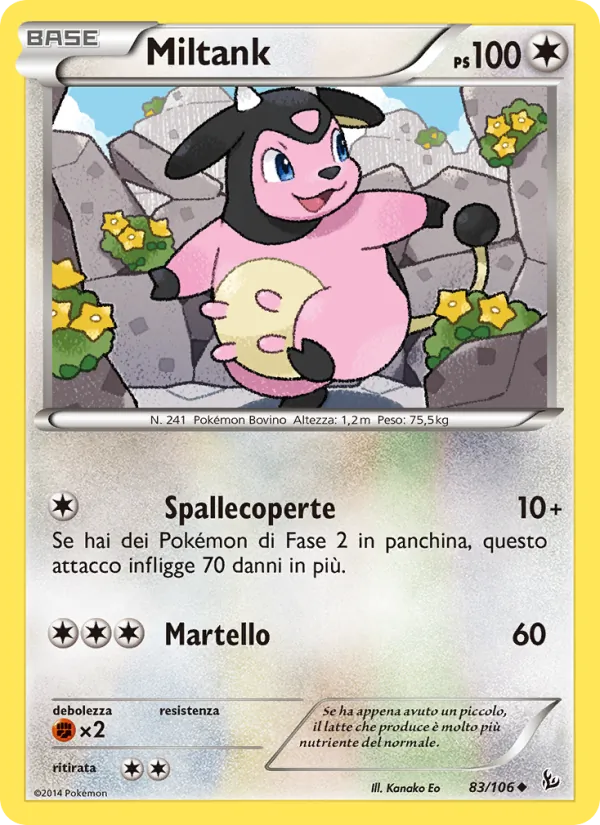 Miltank Fuoco Infernale 83/106