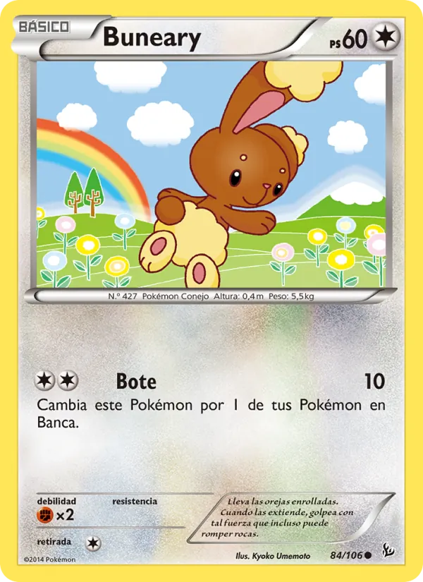 Buneary Destellos de Fuego 84/106
