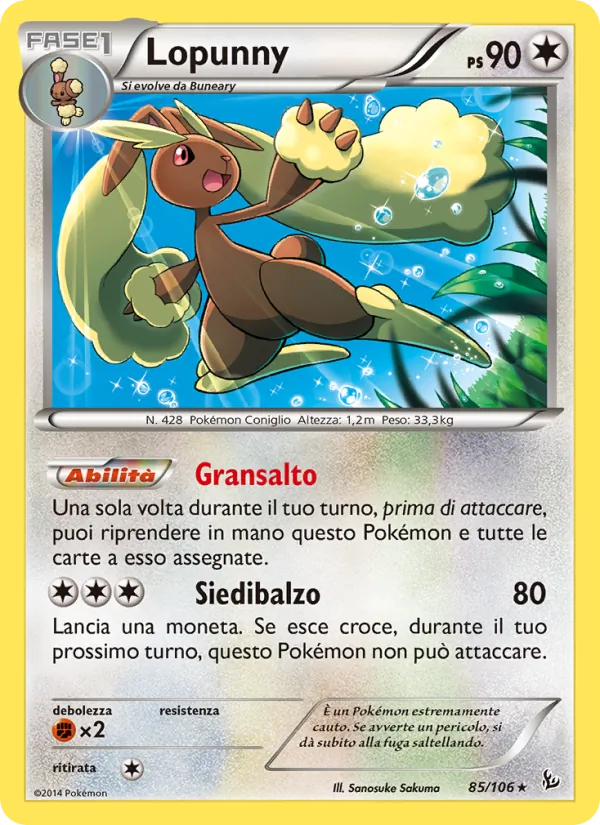 Lopunny Fuoco Infernale 85/106