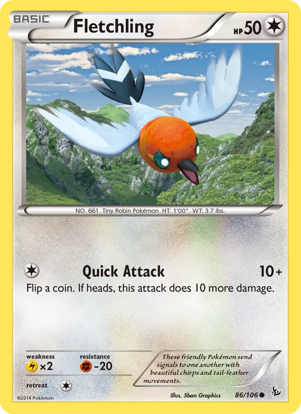 Fletchling Flashfire 86/106