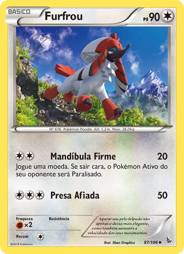 Furfrou Flash de Fogo 87/106